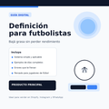 Definición para Futbolistas