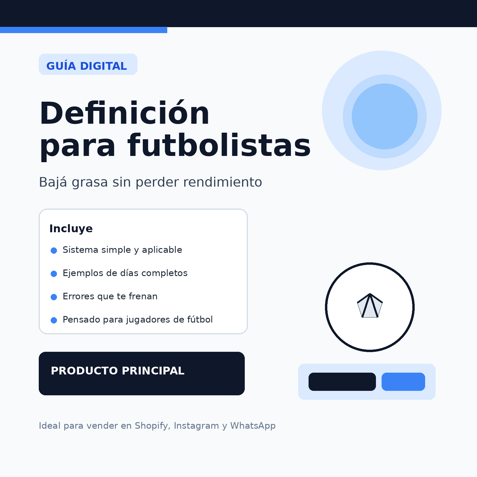 Definición para Futbolistas